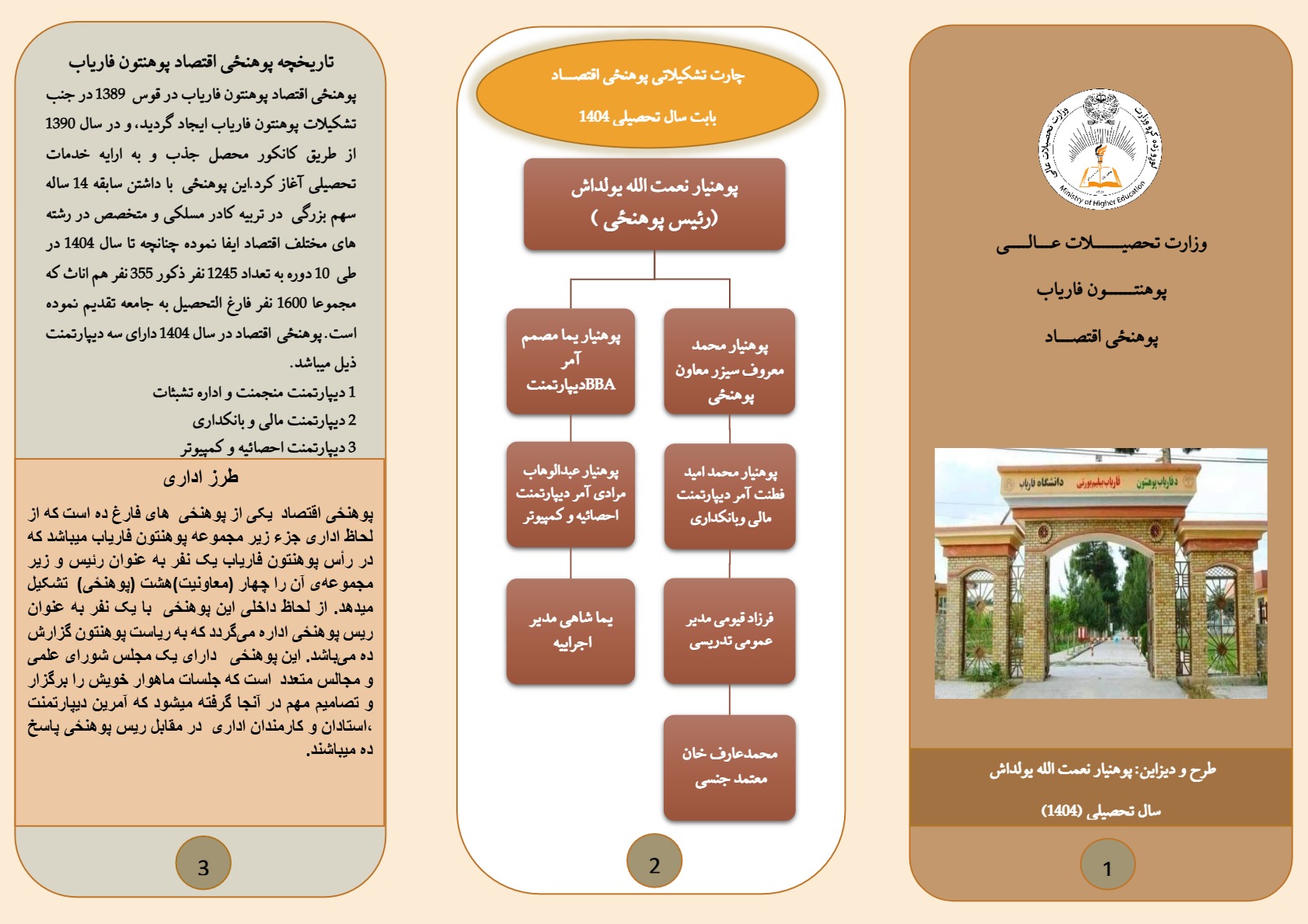 بروشور پوخنحی اقتصاد